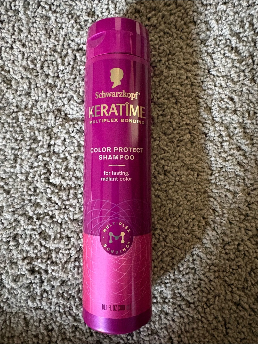Schwarzkopf KERATIME Multiplex Bonding Color Protect Shampoo, 10.1 Fl. Oz New